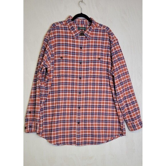 Carhartt Size XXL Tall Heavy WeightFlannel Original Fit Plaid - Picture 1 of 7